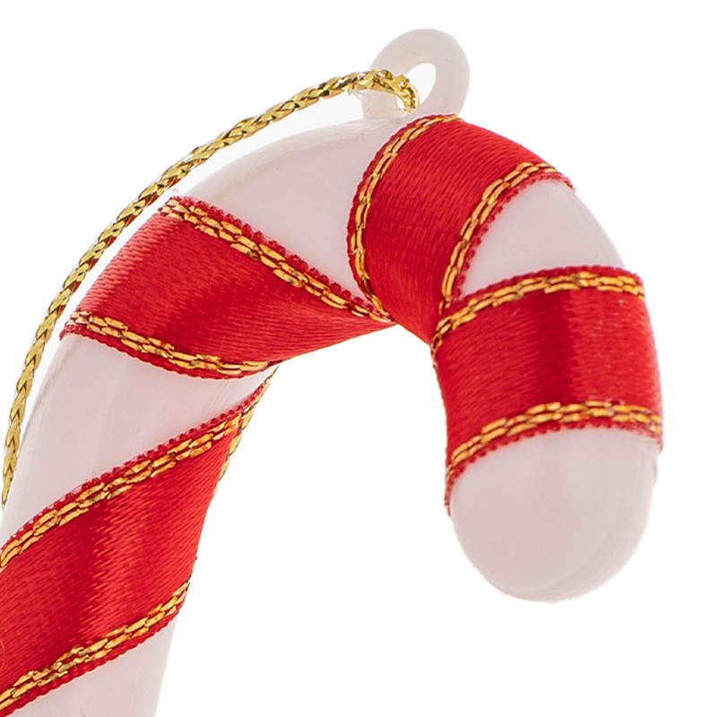 KADAX Candy Canes for Christmas Tree, Candy Cane Classic Red