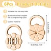 6PCS Earring Lifters Backs, Earring Backs for Droopy Ears Adjustable