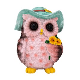 Stapleford Cute Owl Statue for Home Shelf Decor, 6.1" Small Owl Figurines