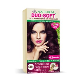Tinte Capilar Sin Amoniaco Natural Duo-Soft (4.2 Borgoña)