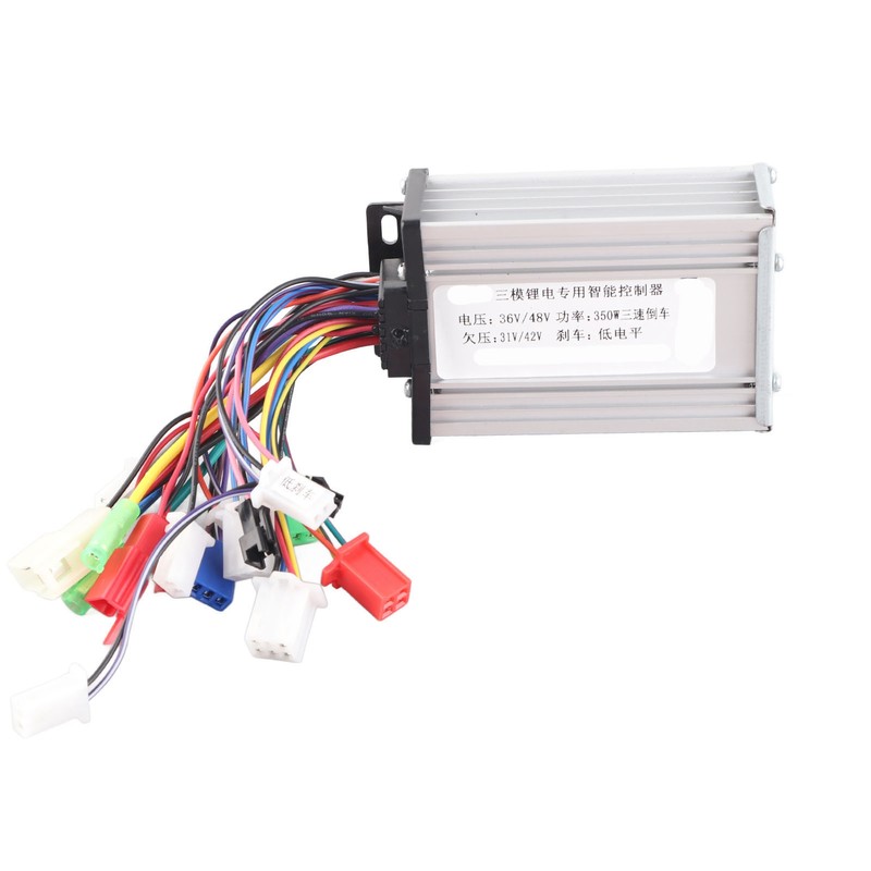 36V 48V 350W Electric Bike Brushless Motor Controller 3 Speed