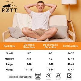 RZTT 90% Merino Wool Socks for Men Athletic Low Cut with Arch Support Breathable Soft Wool Ankle Wool Socks,3 Pack,M,White