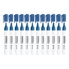 Nataraj 12 x Blue Whiteboard Marker Pens 2mm Bullet Tip