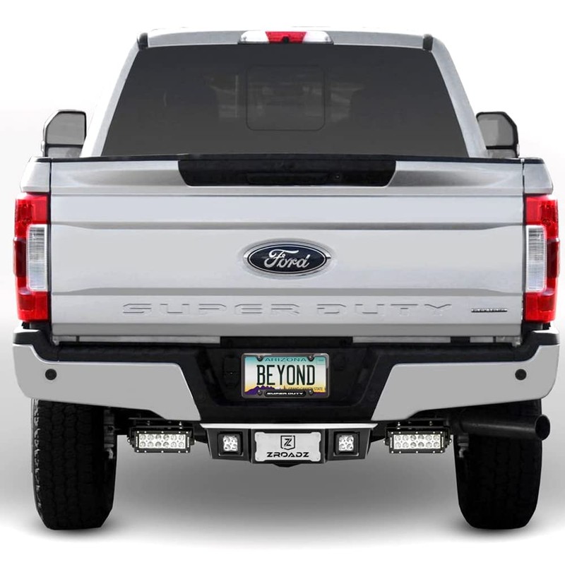 iPick Image Made for Ford Super-Duty Black Insert Gunmetal Chrome