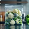 EcoQuality Clear Resealable Food Storage Bags 7x8 Inch Quart Size