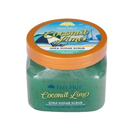 Tree Hut Shea Sugar Exfoliation Care Body Scrub Coconut Lime, 510g, 1 piece / 트리헛 시어 슈가 각질케어 바디스크럽 코코넛라임, 510g, 1개