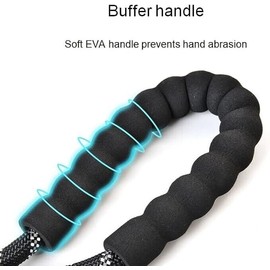 Unbranded Dog Leash 5/6 FT with Comfortable Padded Handle and Highly Reflective