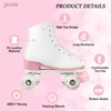 jessie Women Roller Skates with Light Up Wheels Stylish White