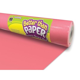 Teacher Created Resources Coral Pink Better Than Paper Bulletin Board Roll (TCR77423)