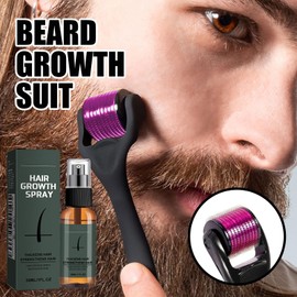 Tkekruh Beard Serum 30 ml, Niacinamide Serum Beard Serum, Accelerate Beard Growth, Exquisite Beard Care, for Soft Beard, Intensive Daily Beard Care, Beard Growth Serum