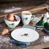 GMUNDNER KERAMIK Dessertteller Gourmet Durchmesser: 22 cm grüner Toni Geschirr,