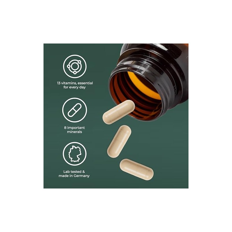 Primal Harvest Multivitamin - Daily Supplement, Gluten Free, Vegetarian