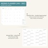 BEZEND 2025 Planner Daily Weekly & Monthly 5.8" x 8.5"