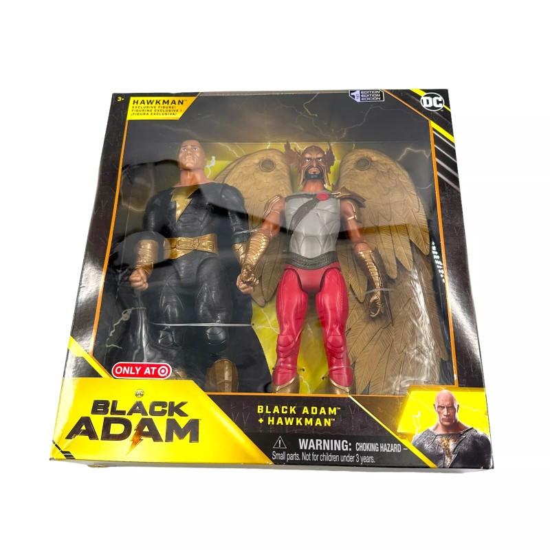 DC Black Adam & Hawkman 12" 1st Edition Action Figures