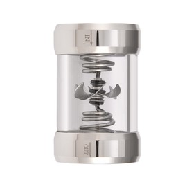 G1/4 Threaded Computer Water Cooling System Flow Meter Indicator Metal Replacement