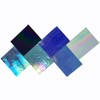 PALJOLLY 6 Sheets 7 1/2 x 6 inch Iridescent Stained