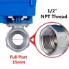 1/2" Motorized Ball Valve Stainless Steel Ball Valve with Full