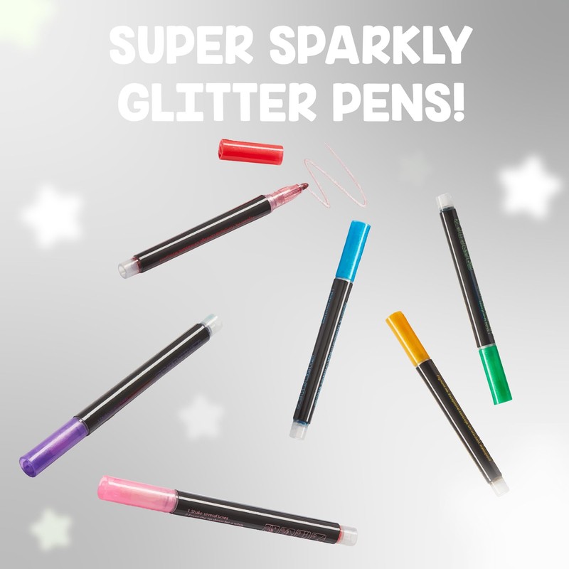 Tinc Sparkly Glitter Edge Pen Set for Kids to use