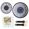 evergrate Geniales Duo: Plate Grater + Dip Bowl Celia Motif