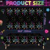 Dvaorc 4 Pack Let's Glow Tablecloth Party Table Cover Neon