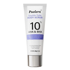 Puolern 10% AHA & BHA Body Scrub - Fight Acne, Keratosis Pilaris, Fade Dark Spots, Nourish Skin Blend Body Care:_1 pcs