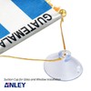 Anley 4 X 6 Inch Guatemala Fringy Window Hanging Flag