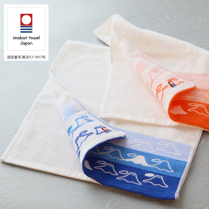 Dolce duo FJ-1651 Imabari Face Towel, Mt. Fuji [Gift Set