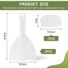 Katyjun 2 pieces flexible dough spatula, pizza, pizza spatula, dough