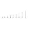 450pcs M2.5 Flat Head Aluminium Rivets Flat Head Solid Rivet