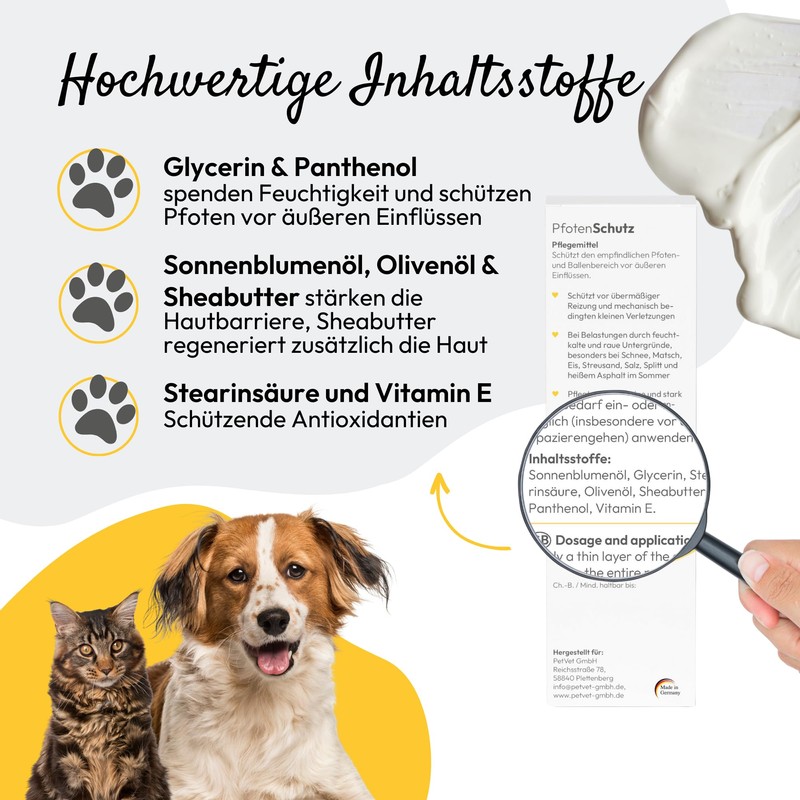 pha Dog Paw and Bunion Protection from the elements Cream