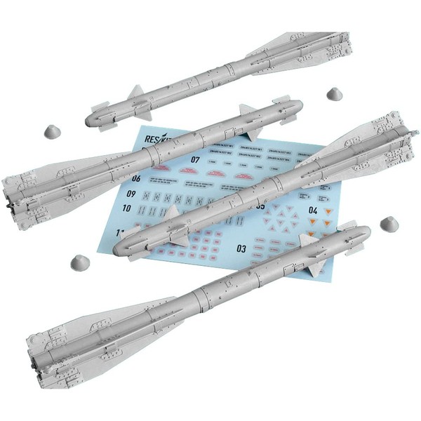 RSK48-0405 Leskit, 1/48 R-60M, Infrared Induction Short Range Air-to-Air Missile,