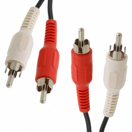 CABLE 2RCA MALE-MALE 1M