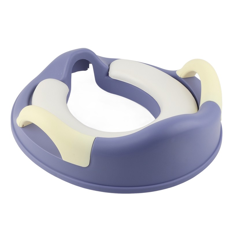 Kids Potty Training Seat Soft PU Cushion Splatter Proof Stable