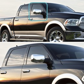 Spec-D Tuning LED Signal Power Heated Chrome Right Passenger Side Mirror Compatible with 2013-2019 Dodge Ram 1500