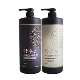Kwailnara Hasoo Oriental Hair Shampoo Rinse 1500ml 1+1, Shampoo + Rinse