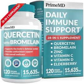 Quercetin Bromelain Supplement Immune Defense Vitamin C Zinc