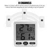 8-channel Wireless Weather Station 300ft Receiving Distance Weather Forecast Clock