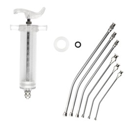 XINMEIWEN Baby Bird Feeding Syringe Bird Syringe Feeder Feeding Tubes with 6PCS Curved Gavage Tubes for Baby Birds Parrot Small Pet (50ML)