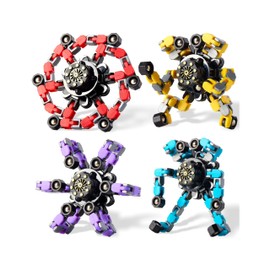 4PCS Transform Fidget Spinners for Kids Boy&Girl Anxirty Toy Fingertip Building Blocks Stress Relief Toys Kids Adults 002