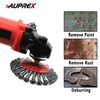 AUPREX 5 Pack 4 Inch Twist Knotted Wire Wheel Brush