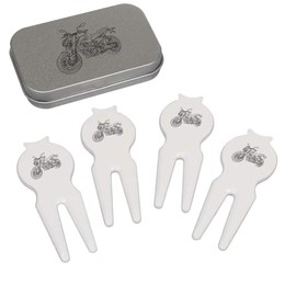 Azeeda 'Dirtbike-Motorrad' Golf Divot Werkzeug Geschenkset (GO00062121)