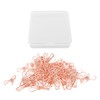 60pcs Wire Clothes Pins Antislip Creativity Metal Wire Hollow Out