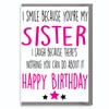 Cheeky Chops Cards Funny Birthday Card - I Laugh Because