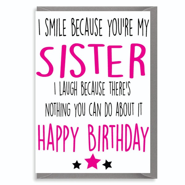 Cheeky Chops Cards Funny Birthday Card - I Laugh Because