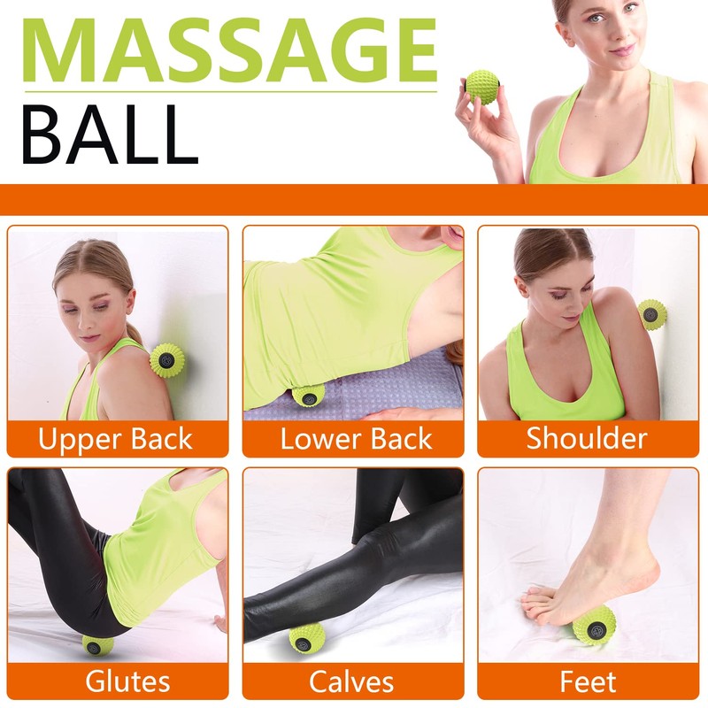MURLIEN Massage Roller Ball, Deep Tissue Massager for Myofascial Release,