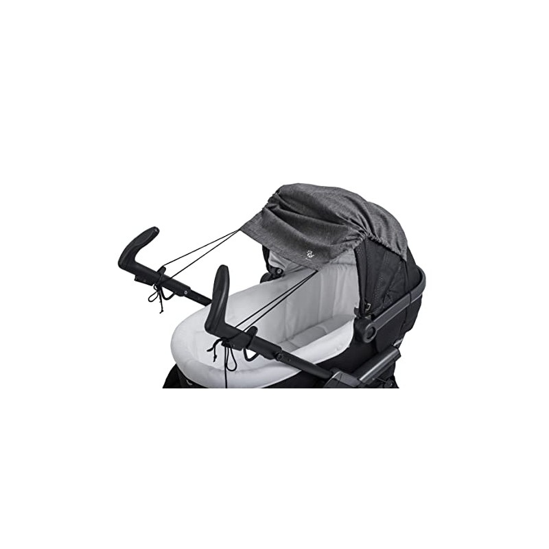 Altabebe Lifeline AL7011-30 Awning with UV Protection for Prams/Buggies Dark
