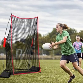 ANDGOAL Football Kicking Punting Net - Football kicking Net, Football Punting Trianing Net, Sideline Practice for Place Kicks Football, Football Net, Football kicking Net with Sand Bags 4x7FT