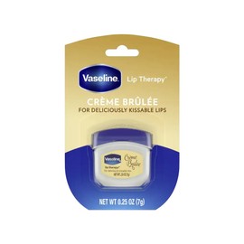Vaseline Lip Therapy Lip Balm, Creme Brulee 0.25 oz (paquete de 11)