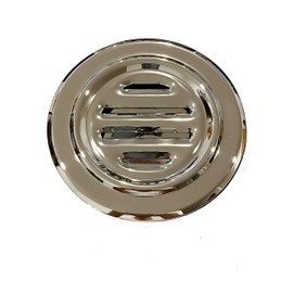 CRL Chrome Plated Brass 5-5/16" No-Draft Speak-Thru - 549