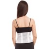 GABRIALLA Women’s Breathable Abdominal/Back Support Binder AB-208: White Medium